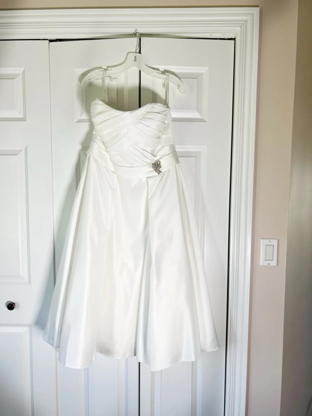 chinese dress ladies David's Bridal T8025  Nearly Newlywed
